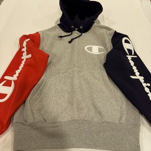 Champion - Reverse Weave Colorblock Pullover Hoodie